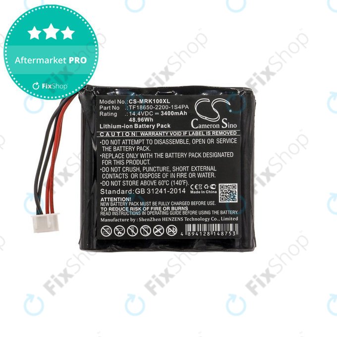 Батерия за Marshall Kilburn, 3400mAh, Li-Ion, 14.4V, TF18650-2200-1S4PA, HQ