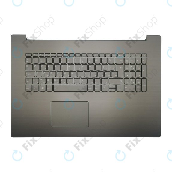 Капак C + клавиатура за Lenovo Ideapad 330-17ISK, DE, Platinum Grey, палмрест, Genuine Service Pack