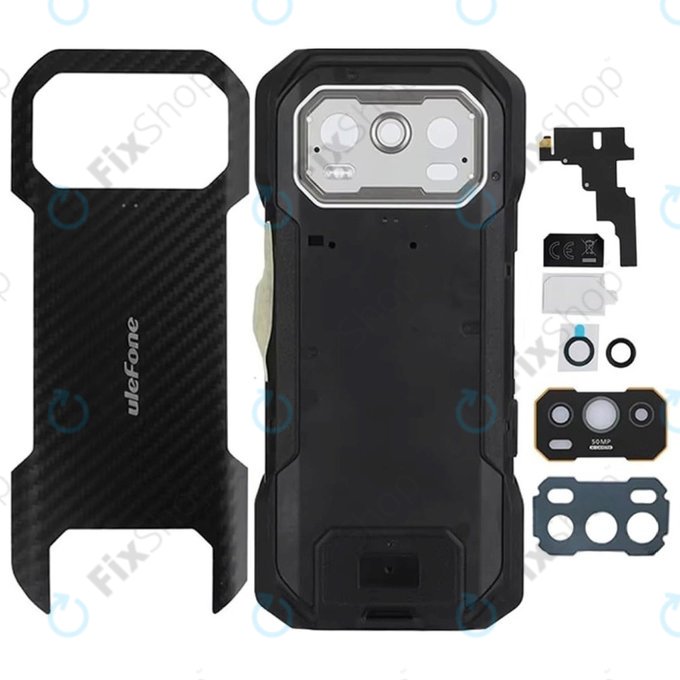 Заден капак за Ulefone Armor 27 Pro, 27T Pro, Black