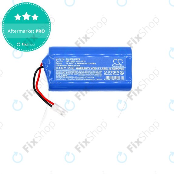 Батерия за Concept VR3110, VR3115, VR3000, 2600mAh, Li-Ion, 14.4V, INR18650 MH1-4S1P, HQ