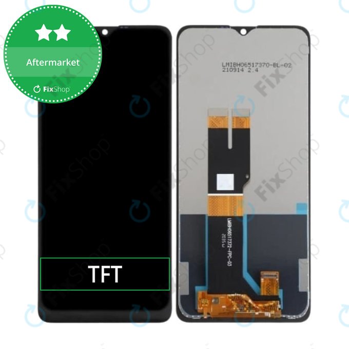 дисплей за Nokia 2.4, Тъчскрийн без рамка, TFT