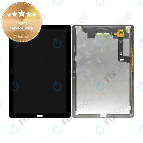 LCD дисплей за Huawei MediaPad M5 10.8, Тъчскрийн без рамка, Space Grey, 02351VJC, Genuine Service Pack
