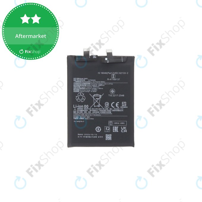 Батерия за Xiaomi Redmi Note 13 Pro+ 23090RA98C, 5000mAh, BM5U