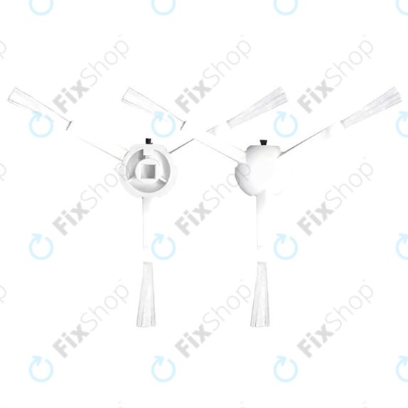 Странична четка за Xiaomi Dreame L20 Ultra, X20 Pro, X20 Pro Plus, бял, White, 2бр.