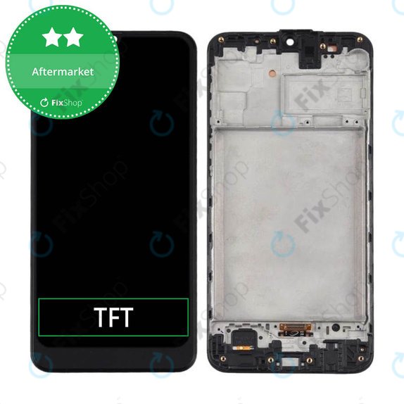дисплей за Samsung M31 M315F, Тъчскрийн и рамка, Space Black, TFT