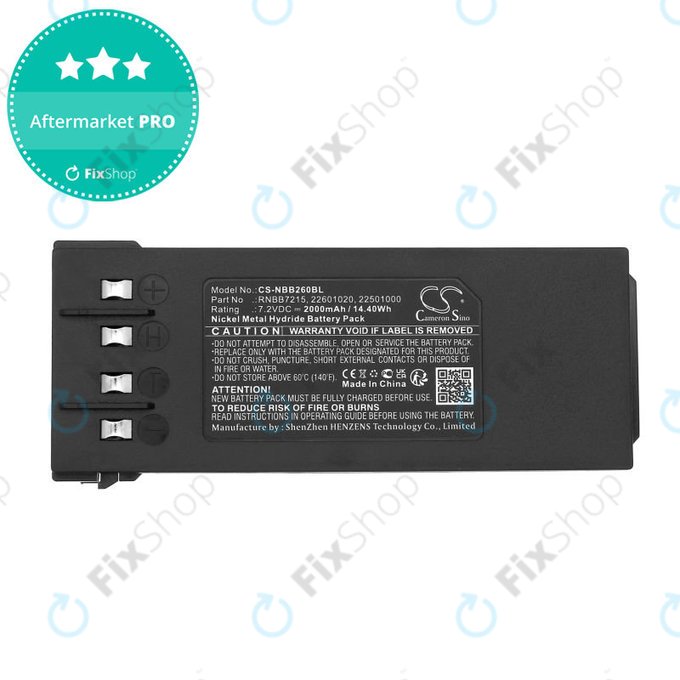 Батерия за Hiab 077 Hiduo, 088CL, 095, 2000mAh, Ni-MH, 7.2V, RNBB7215, 2.250.1000, HQ