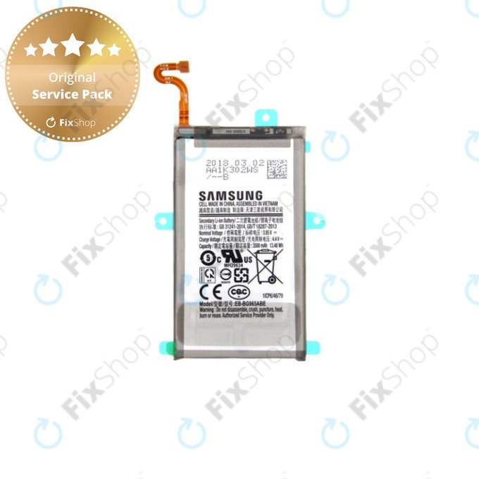 Батерия за Samsung S9 Plus G965F, EB-BG965ABE, 3500mAh, GH82-15960A, Genuine Service Pack