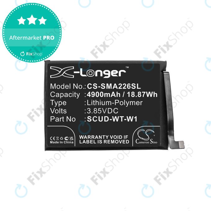 Батерия за Samsung A22 5G A226B, 4900mAh, Li-Pol, 3.85 V, SCUD-WT-W1, HQ