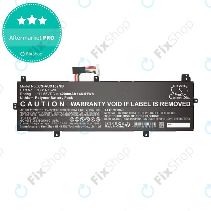 Батерия за Asus BX430, Expertbook B5440fa, P5240ua-1a, 4200mAh, Li-Pol, 11.55V, C31N1620, HQ