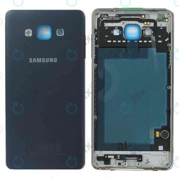 Капак на батерията за Samsung A7 A700F, Midnight Black, GH96-08413B, Genuine Service Pack