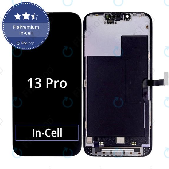 Дисплей In-Cell FHD за iPhone 13 Pro, Тъчскрийн с рамка, FixPremium