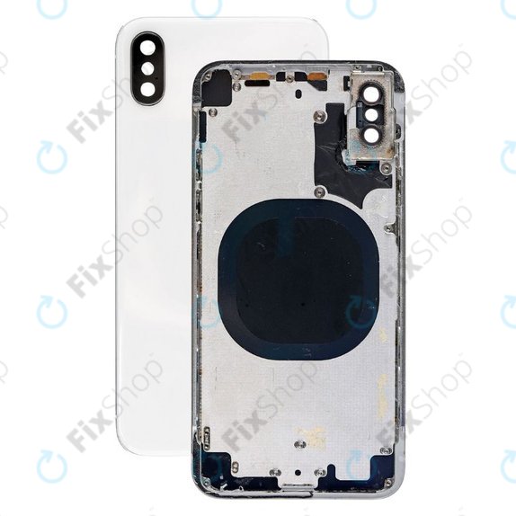 Заден калъф за iPhone X, Сребро, Silver