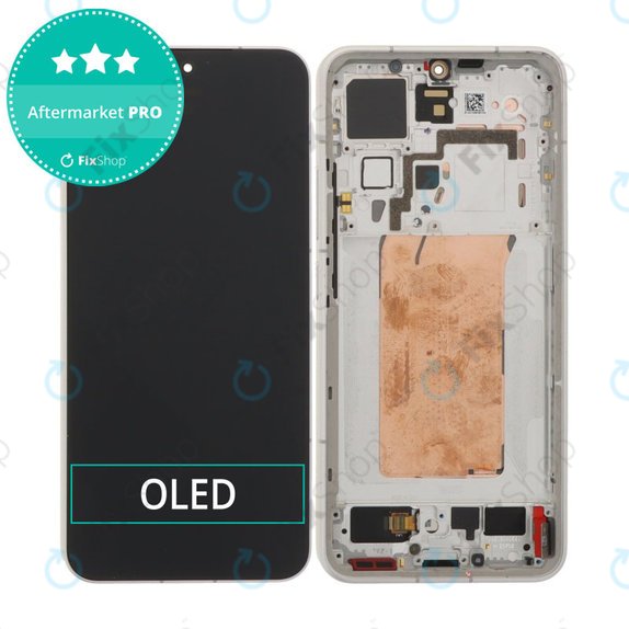 Дисплей OLED за Xiaomi 15 5G, White, Тъчскрийн с рамка