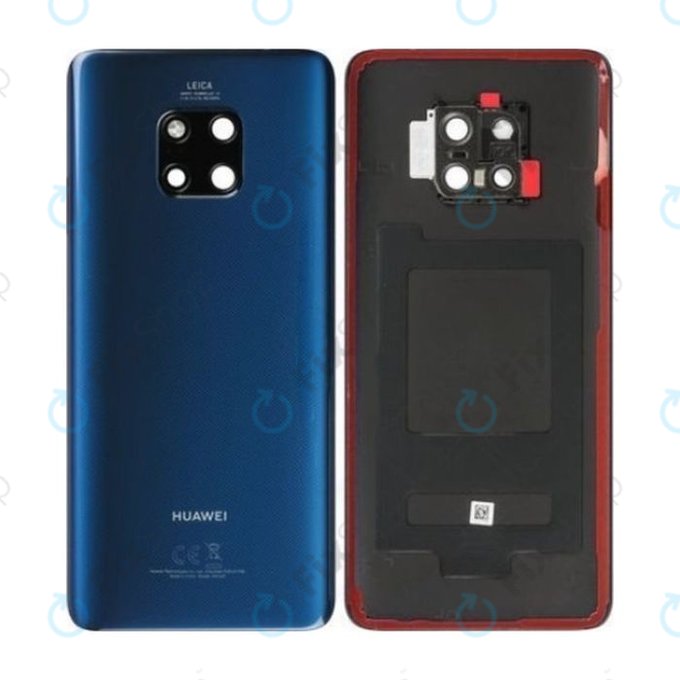 Капак на батерията за Huawei Mate 20 Pro, 02352GCH, 02352GDE, Midnight Blue, Genuine Service Pack