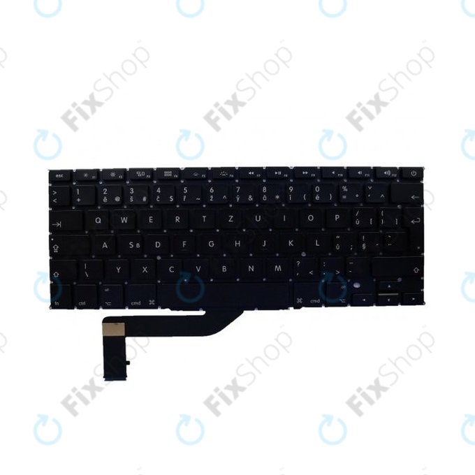 Клавиатура за MacBook Pro 15" A1398 (средата на 2012 – средата на 2015), CZ