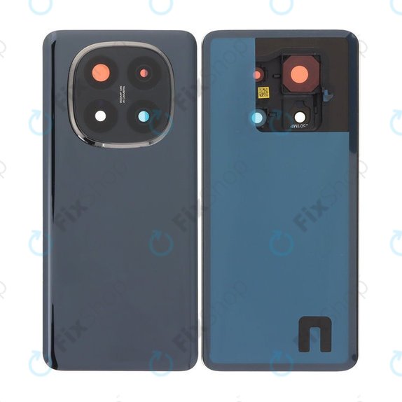 Комплект заден капак за Xiaomi Redmi Note 14 Pro+ 5G , Midnight Black