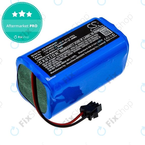 Батерия за Ecovacs Deebot N79, N79S, Eufy RoboVac-series, Proscenic 850-series, BFG-WSQ, ICR18650-26J-4S1P, UR18650ZY-4S1P-AAM, Li-Ion 14.4V 2600mAh, HQ