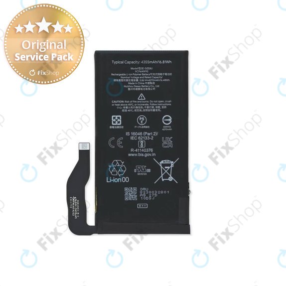 Батерия за Google Pixel 7 GVU6C, GQML3, 4355mAh - G949-00338-01, Genuine Service Pack