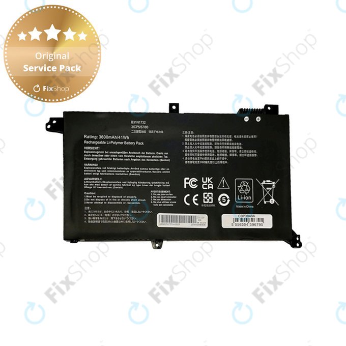 Батерия за Asus X571GD-BQ275T, Li-Ion 11.55V, 3600mAh, 77051179, Genuine Service Pack