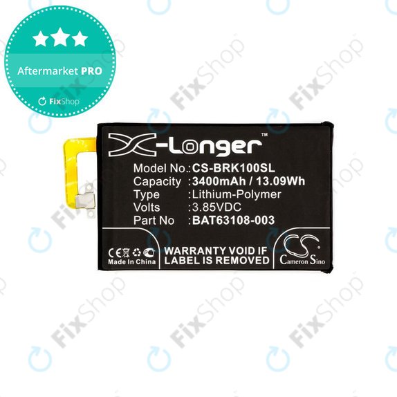 Батерия за Blackberry Keyone, 3400mAh, Li-Pol, 3.85V, BAT63108-003, HQ
