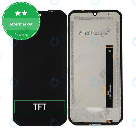 дисплей за Ulefone Armor 11 5G, 11T 5G, Тъчскрийн без рамка, TFT