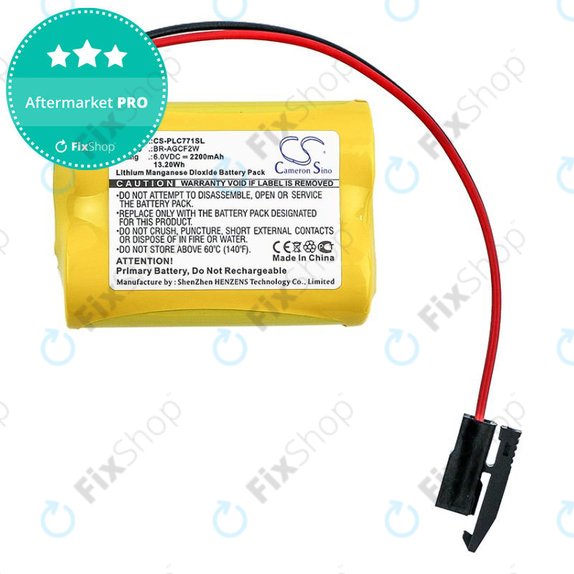 Батерия за GE A06b-6093-K001, 2200mAh, Li-MnO2, 6V, BR-AGCF2W, HQ