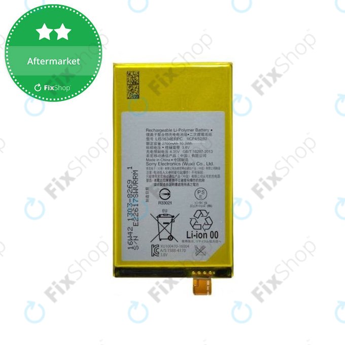Батерия за Sony Xperia X Compact F5321, Z5 Compact E5803, LIS1634ERPC, 2700mAh