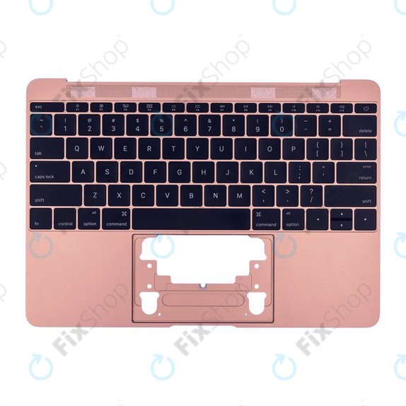 Горна рамка с клавиатура за MacBook 12" A1534 (ранна 2015 – средата на 2017), US, Rose Gold
