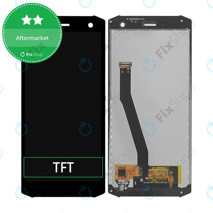дисплей за myPhone Hammer Energy 2 Eco, Тъчскрийн без рамка, TFT
