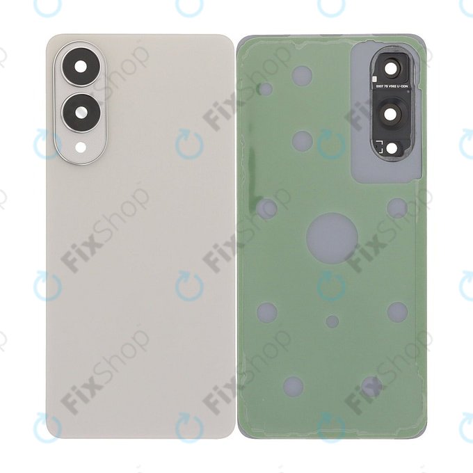 Заден капак комплект за Samsung S25 Edge, Titanium Silver