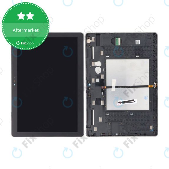 Дисплей за Lenovo Tab M10 TB-X605F, TB-X605N, TB-X605M, Тъчскрийн с рамка, Черен