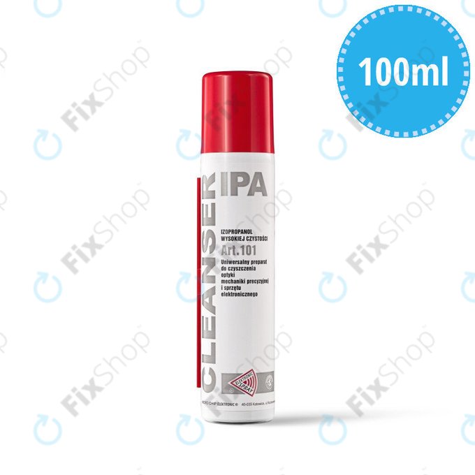 Изопропилов алкохол 100%, 100 мл, спрей, Cleanser IPA