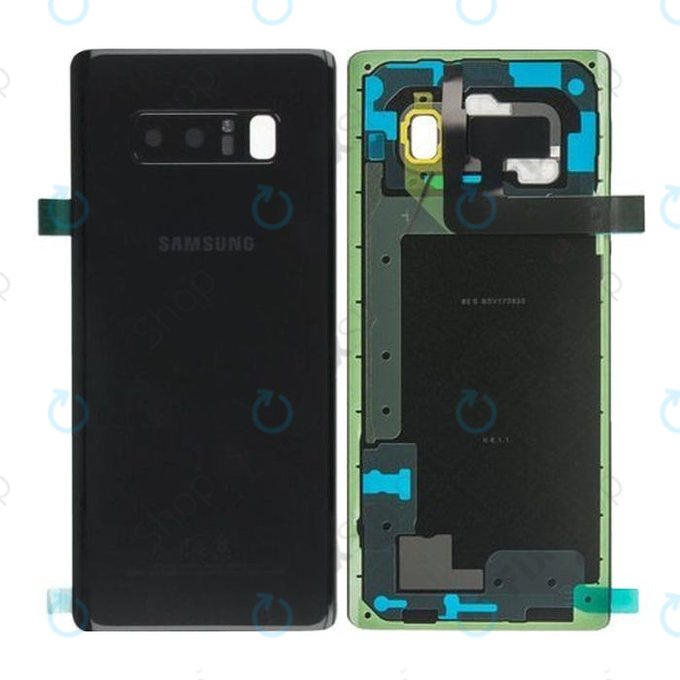Капак на батерията за Samsung Note 8 N950FD, Midnight Black, GH82-14985A, Genuine Service Pack