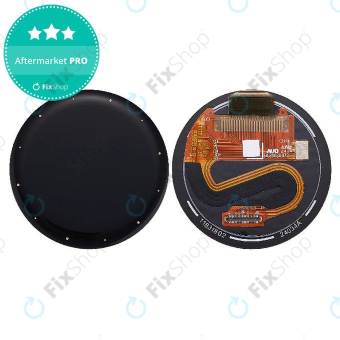 OLED дисплей + тъч стъкло + рамка (Black) за Garmin Venu 1st Gen