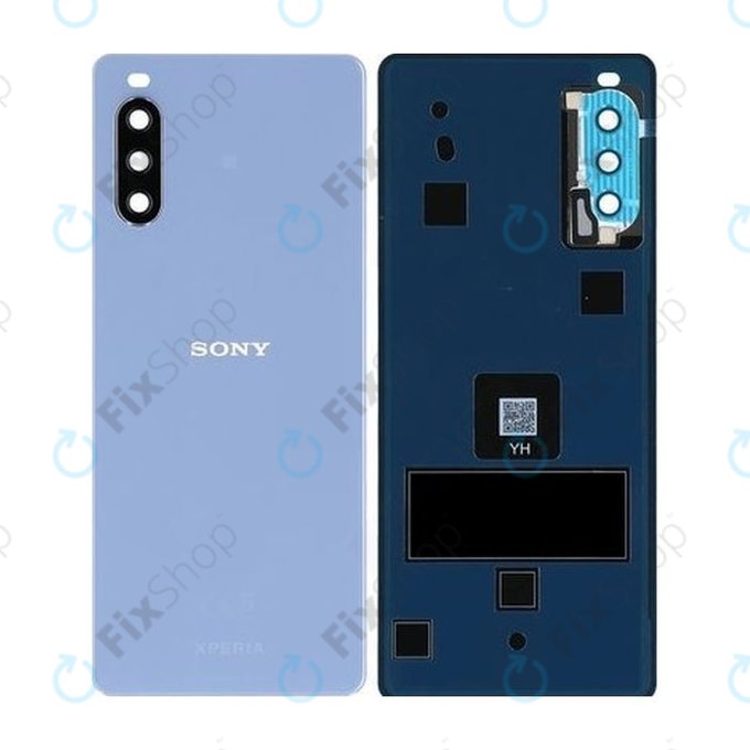 Капак на батерията за Sony Xperia 10 III, A5034099A, син, Blue, Genuine Service Pack