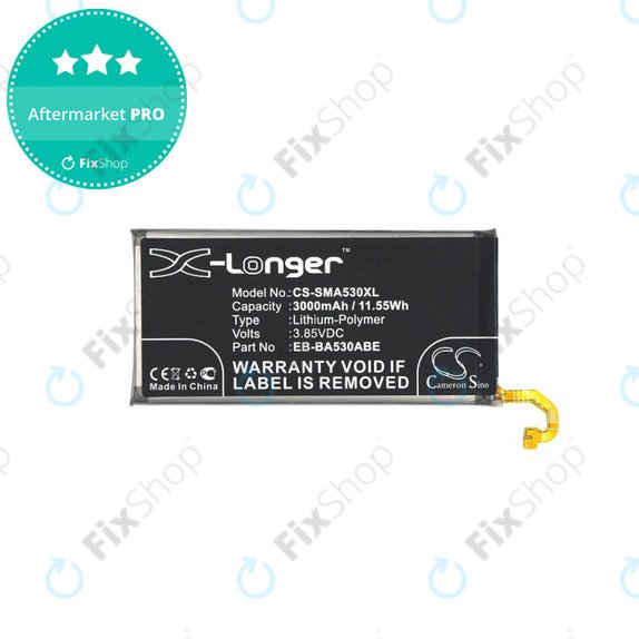 Батерия за Samsung A8 A530F (2018), 3000mAh, Li-Pol, 3.85 V, EB-BA530ABE, HQ