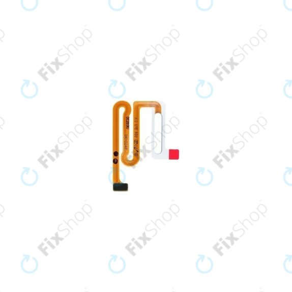 Сензор за пръстов отпечатък с гъвкав кабел за Samsung A13 A135F, GH96-15035D, бял, White, Genuine Service Pack