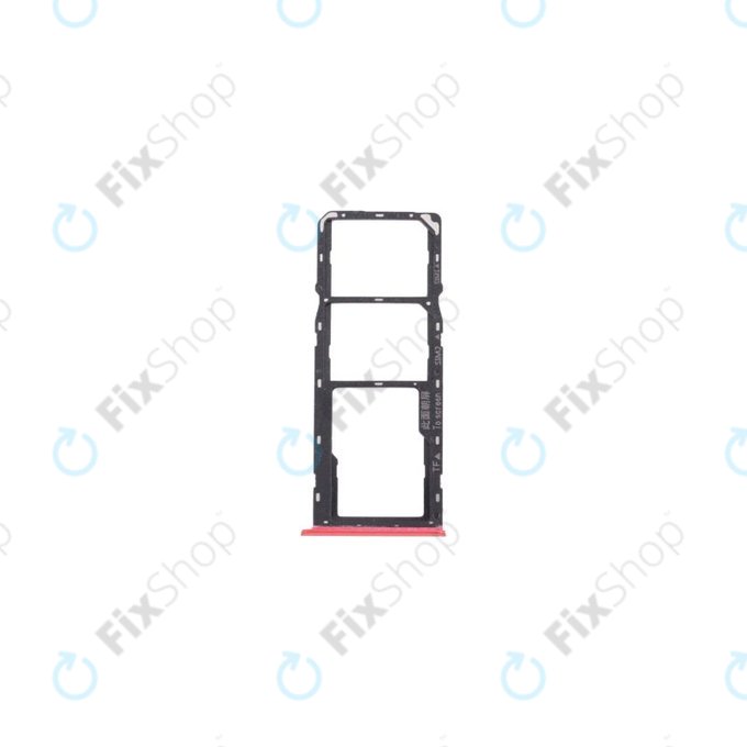 SIM държач за Realme C12 RMX2189, Coral Red