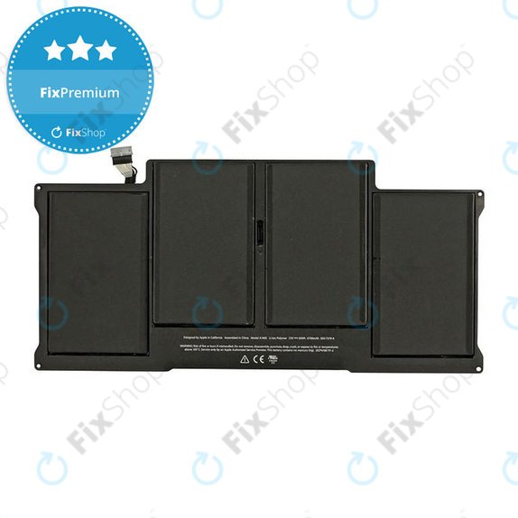 батерия за MacBook Air 13" A1369, A1466 (средата на 2011 – средата на 2012), A1405, 8000mAh, FixPremium