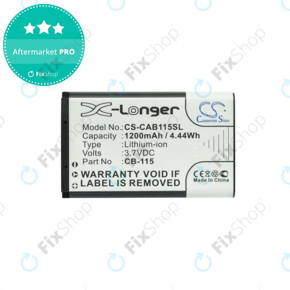 Батерия за CAT B100, 1200mAh, Li-Ion, 3.7V, CB-115, HQ