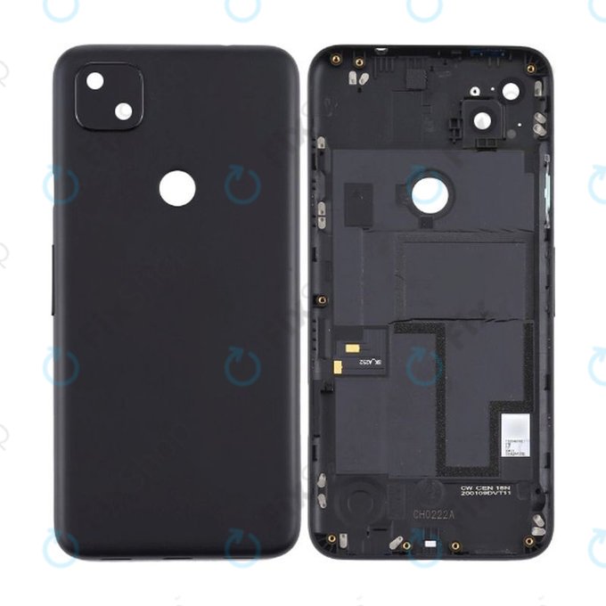 Капак на батерията за Google Pixel 4a 4G, Just Black