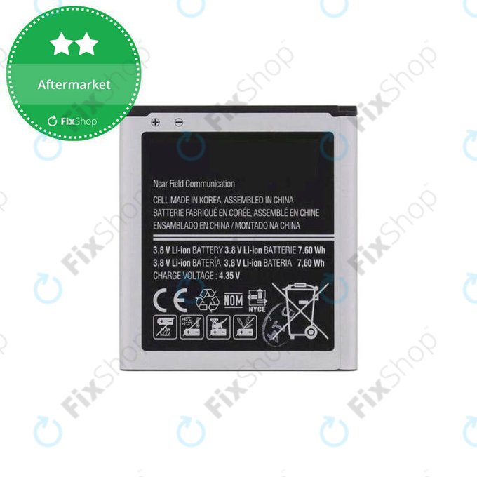 Батерия за Samsung Ace 4, Ace Style, S4 Mini, S4 Mini Plus, EB-BG357BBE, B500AE, 1900mAh