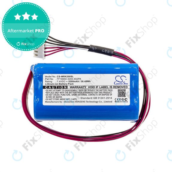 Батерия за Marshall Kilburn II, 5200mAh, Li-Ion, 7.4V, TF18650-3200-4S2PA, HQ