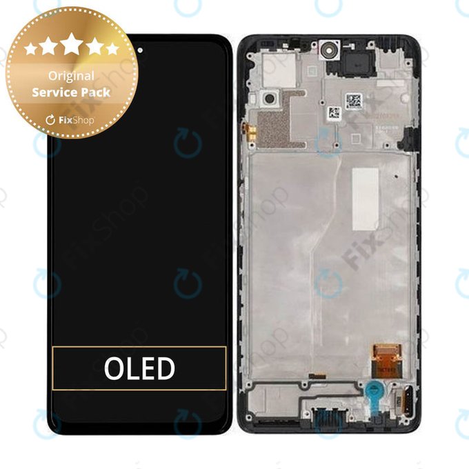 дисплей за Xiaomi Redmi Note 10 Pro, Тъчскрийн и рамка, Onyx Gray, 56000200K600, Genuine Service Pack