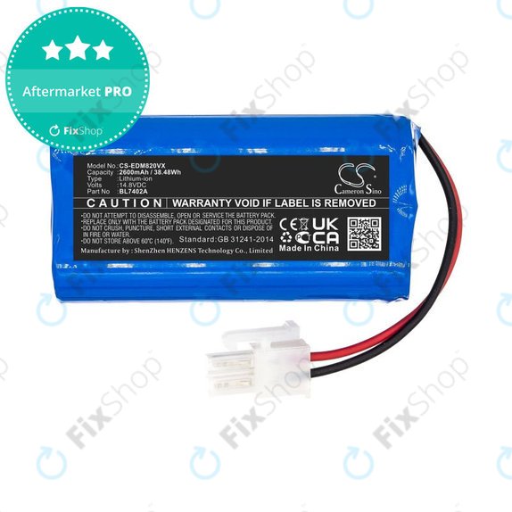 Батерия за Ecovacs Deebot M82, Tesla RoboStar T50, T60, T80 Pro, 2600mAh, Li-Ion, 14.8V, BL7402A, HQ