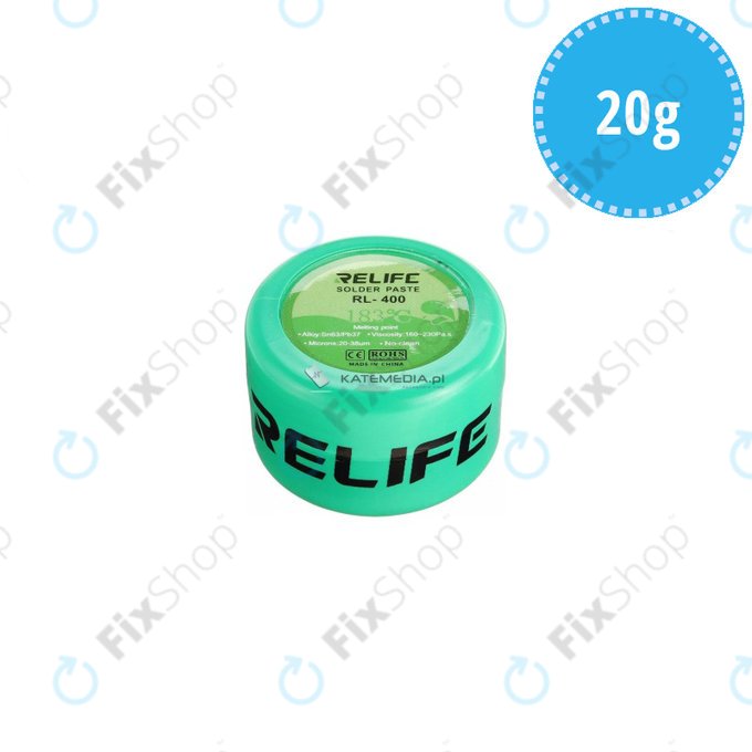 Спойка паста 183°C (20g), Relife RL-400