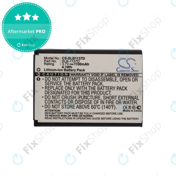 Батерия за Samsung NV100HD, 1100mAh, Li-Ion, 3.7V, SLB-1137D, HQ