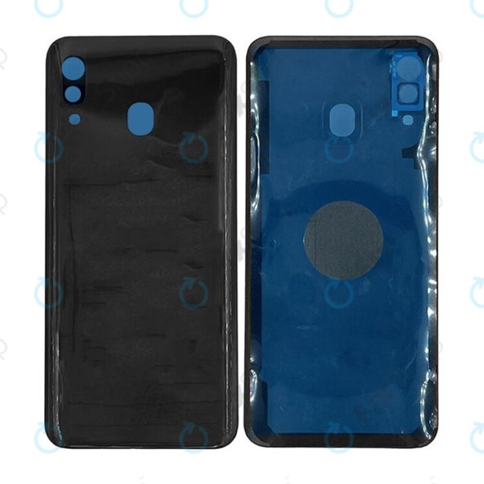 Капак на батерията за Samsung A20e A202F, черен, Black