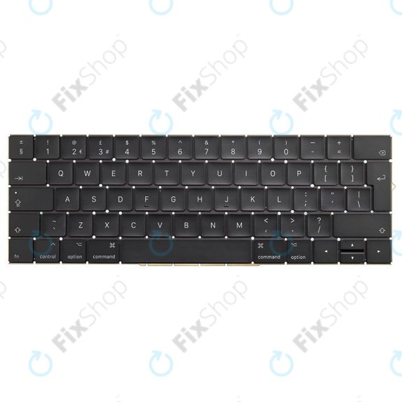 Клавиатура за MacBook Pro 13" A1706, 15 A1707 (късна 2016 – средата на 2017), UK