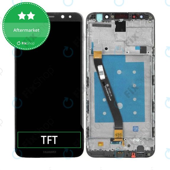 дисплей за Huawei Mate 10 Lite, Тъчскрийн и рамка, черен, Black, TFT